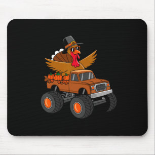Erntedank-GTruthahn-Reiten-Monstertruck  Mousepad