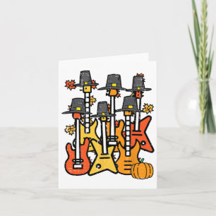 Erntedank Guitars Fall Rock Music Riocker Men B Karte