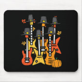 Erntedank Guitars Fall Rock Music Riocker Men B Mousepad (Vorne)