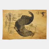 Erntedank-Hahn Küchentuch (Horizontal)