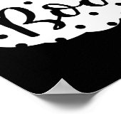 Erntedank Halloween Niedlicher Kürbisfrauen G Poster (Ecke)