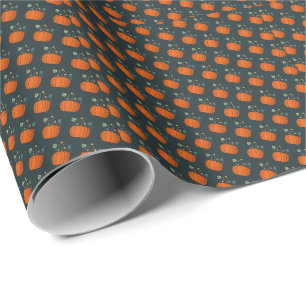 Erntedank Halloween Pumpkin Leckerei Geschenkwrap Geschenkpapier