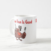 Erntedank Ham ist eine gute Tasse (Vorderseite Links)