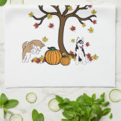 Erntedank-Handtuch Küchentuch (Gefaltet)