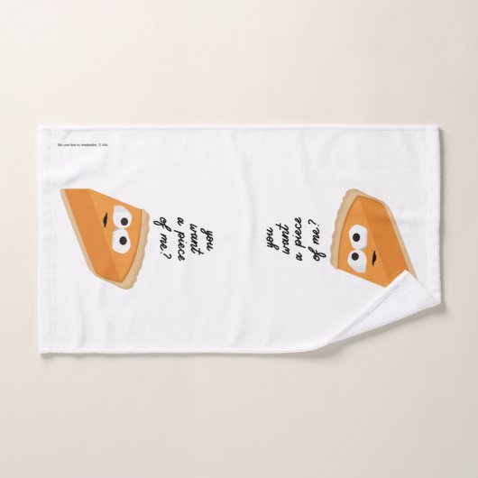 Erntedank Handtuch - Kürbiskuchen (Handtuch)