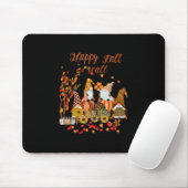 Erntedank Happy Fall Yall Gnome Leopard Mousepad (Mit Mouse)