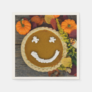 Erntedank Happy Pumpkin Pie Serviette