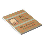 Erntedank Harvest Candy Bar Wrappers Favoriten Notizblock (angewinkelt)