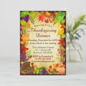 Erntedank Harvest Einladung (Stehend Vorderseite)