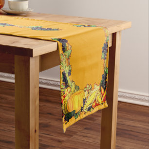 Erntedank Harvest Foods Table Runner Kurzer Tischläufer