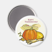 Erntedank Harvest Magnet (Vorderseite/Rückseite)