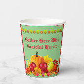 Erntedank Harvest Pappbecher (Rückseite)