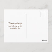 Erntedank Harvest Postkarte (Rückseite)