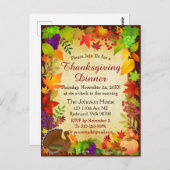 Erntedank Harvest Postkarte (Vorne/Hinten)