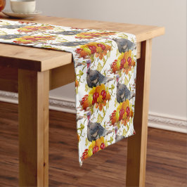 Erntedank Harvest Pumpkin und Türkei Kurzer Tischläufer