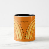 Erntedank Harvest Segen Kaffee Tasse (Mittel)