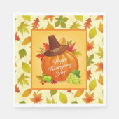 Erntedank Harvest Serviette (Vorderseite)