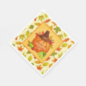 Erntedank Harvest Serviette (Ecke)