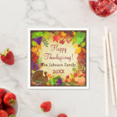 Erntedank Harvest Serviette (Beispiel)