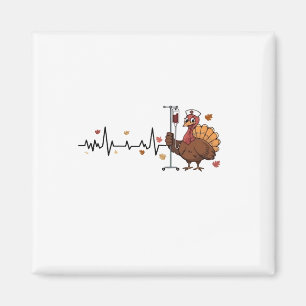 Erntedank Heartbeat Türkei Nurse Pulsfall RN Magnet