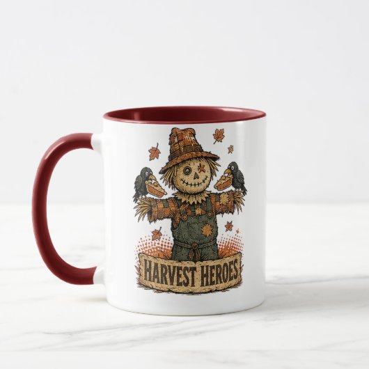 Erntedank-Helden-Design Tasse (Links)