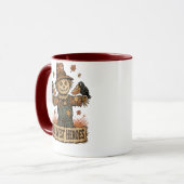 Erntedank-Helden-Design Tasse (Vorderseite Links)