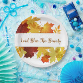 Erntedank Herbst 9" Papier Teller (Party)