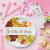 Erntedank Herbst 9" Papier Teller (Party)