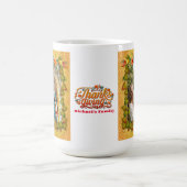 Erntedank Herbst Ahornleder und Sonnenblumen Kaffeetasse (Mittel)