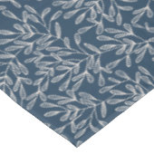 Erntedank Herbst bleibt rustikal blau Tischdecke (Schrägansicht)