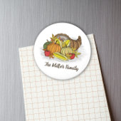 Erntedank Herbst Ernte Gemüse Magnet