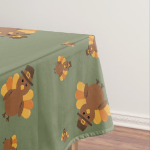 Erntedank Herbst Grüne Türkei Tischdecke