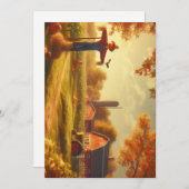 Erntedank/Herbst/Herbst Feiertagskarte (Vorne/Hinten)