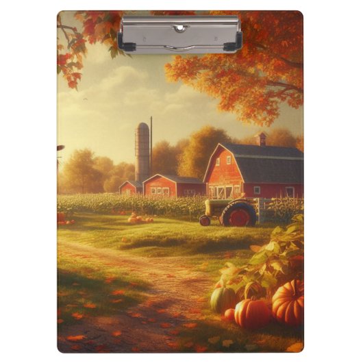 Erntedank/Herbst/Herbst Klemmbrett (Vorderseite)