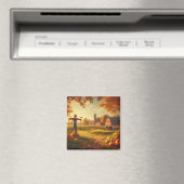 Erntedank/Herbst/Herbst Magnet (In Situ (Geschirrspüler))