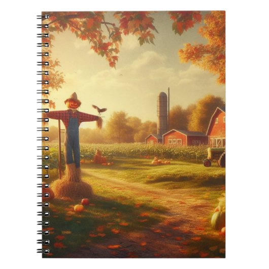 Erntedank/Herbst/Herbst Notizblock (Vorderseite)