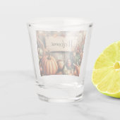Erntedank/Herbst/Herbst/Vintag Schnapsglas (Rückseite)