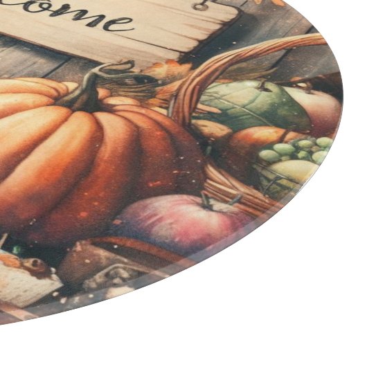 Erntedank/Herbst/Herbst/Vintag Schneidebrett (Ecke)