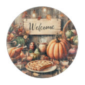 Erntedank/Herbst/Herbst/Vintag Schneidebrett (Vorderseite)