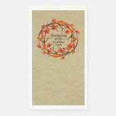 Erntedank-Herbst hinzufügen Serviette (Vorderseite)