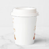 Erntedank Herbst lässt Elegant zurück Pappbecher (Rechts)