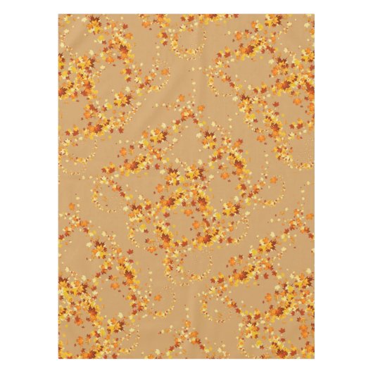 Erntedank Herbst lässt Extravagante Swirbel Tischdecke (Vorderseite)