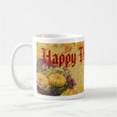 Erntedank Herbst lässt Gourmet-Kunst nach Maß Kaffeetasse (Links)