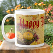 Erntedank Herbst lässt Gourmet-Kunst nach Maß Kaffeetasse