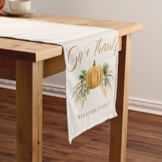 Erntedank Herbst Pumpkin Herbst Table Runner Kurzer Tischläufer (Beispiel)
