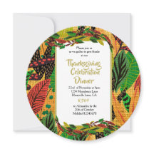 Erntedank Herbst Rustikales Herbstessen Einladung