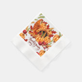 Erntedank Herbst Serviette (Ecke)