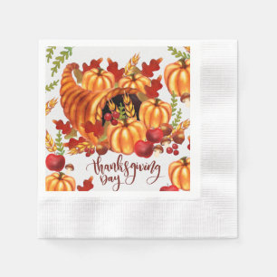Erntedank Herbst Serviette