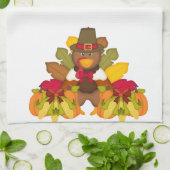 Erntedank Herbst Türkei Küchendesign Handtuch (Gefaltet)