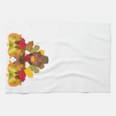 Erntedank Herbst Türkei Küchendesign Handtuch (Horizontal)